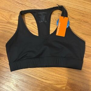 Definite Articles Sports Bra NWT, Black